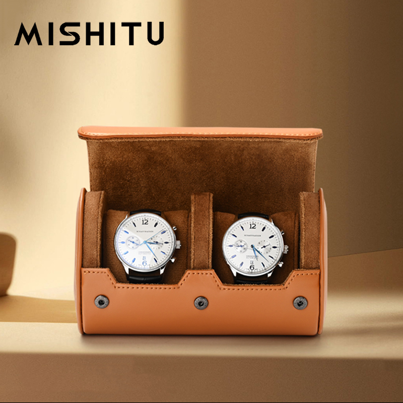 Token Tray Organizer - MISHITU 1/2/3-Slot Watch Storage Roll Travel