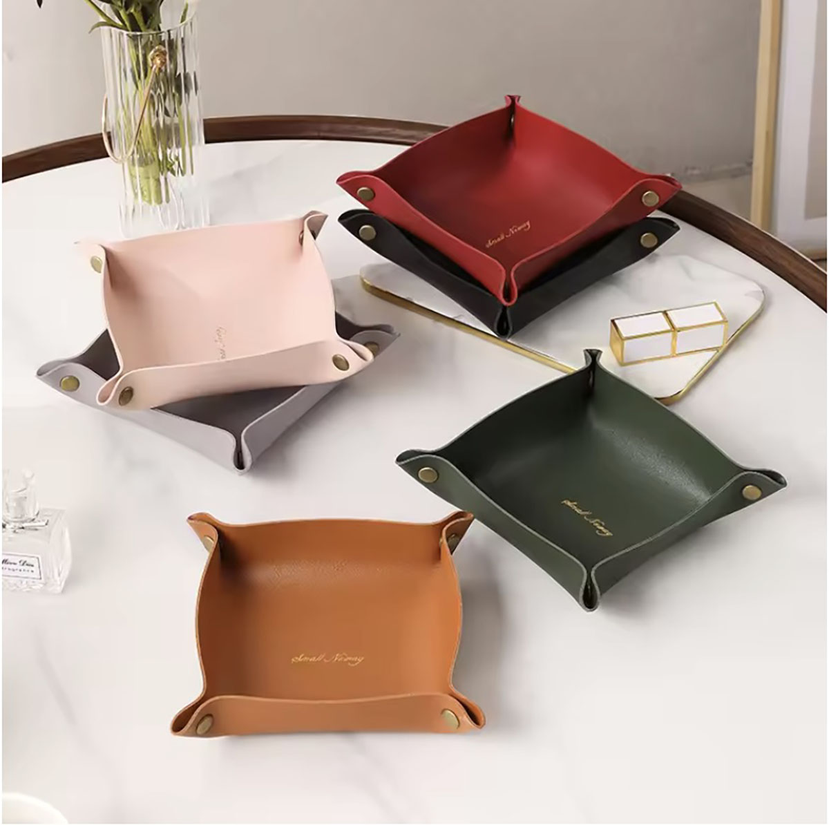 Nordic Style Leather Storage T - Token Tray Organizer review and price