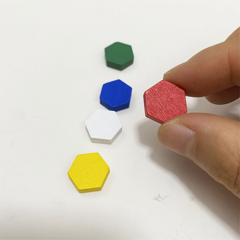 50 Pieces Wooden Hexagonal Pri - Board Game Hegemony review and price