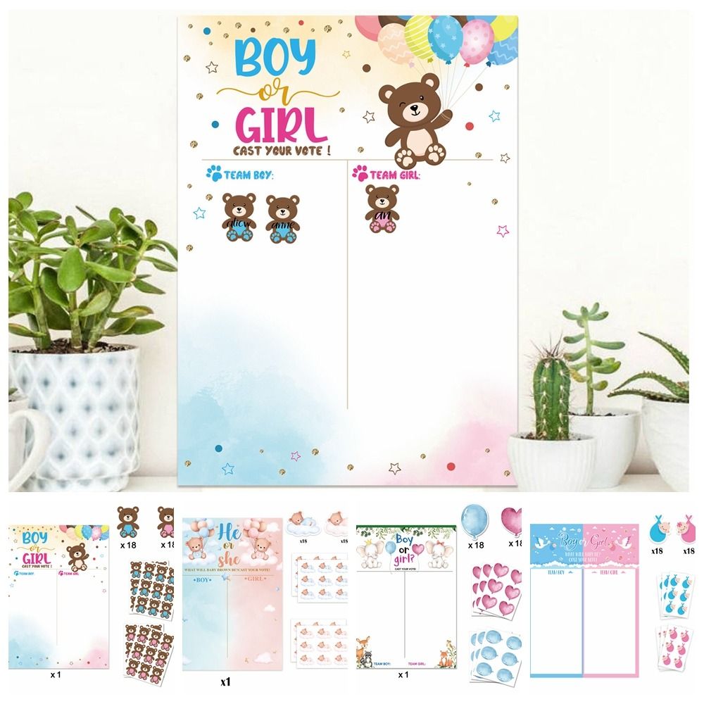 With Stickers Gender Revealed  - Board Game Festival review and price