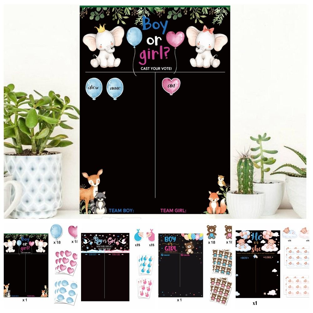 With Stickers Gender Revealed  - Board Game Festival review and price