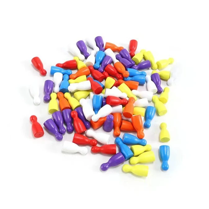 100 Pcs Colorful Wooden Chess  - Board Game Hegemony review and price