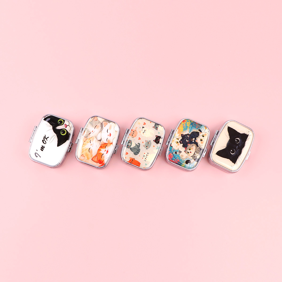 Black Cat Pill Boxes Cartoon A - Token Tray Organizer review and price