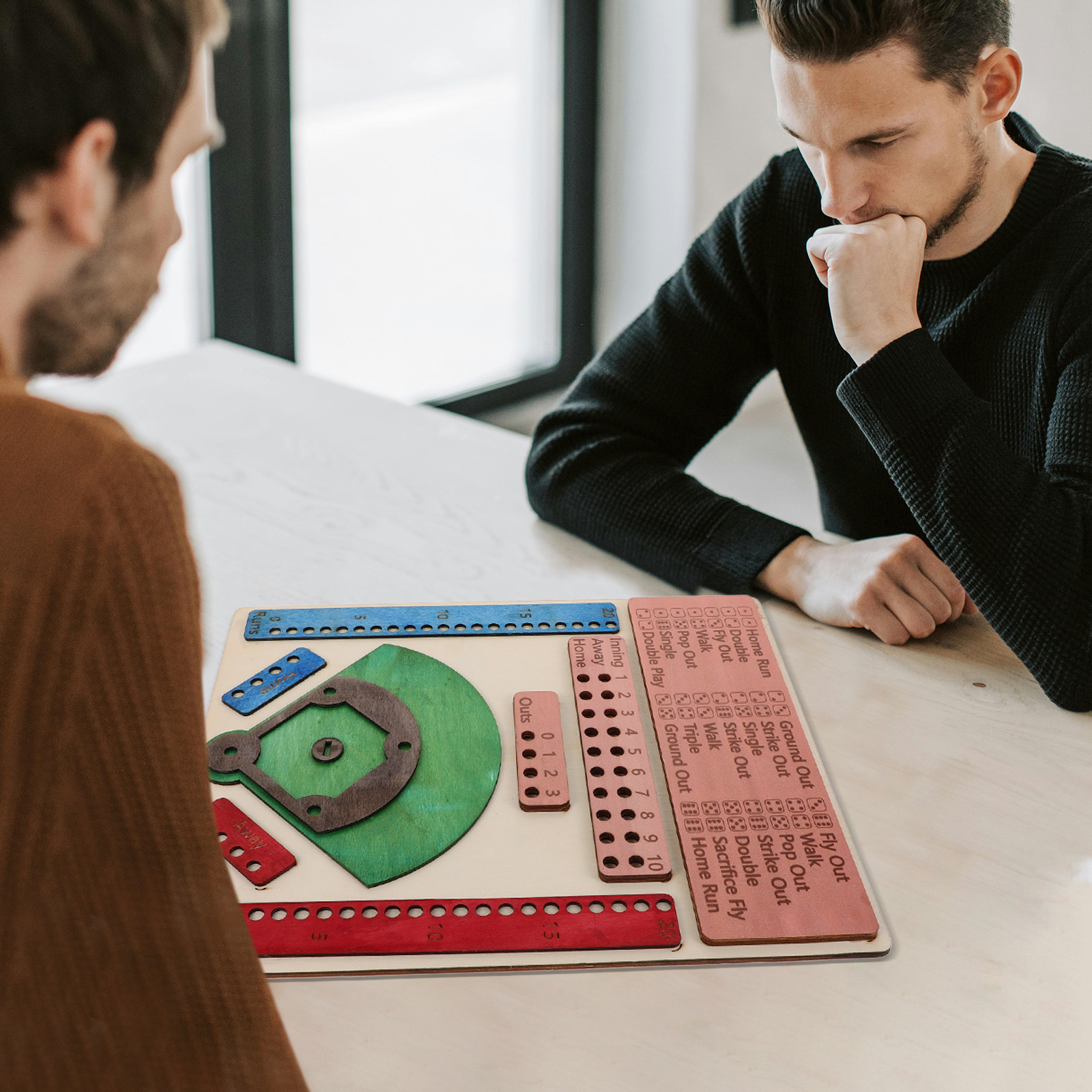 Wooden Baseball Board Game Fun - Board Game Festival review and price