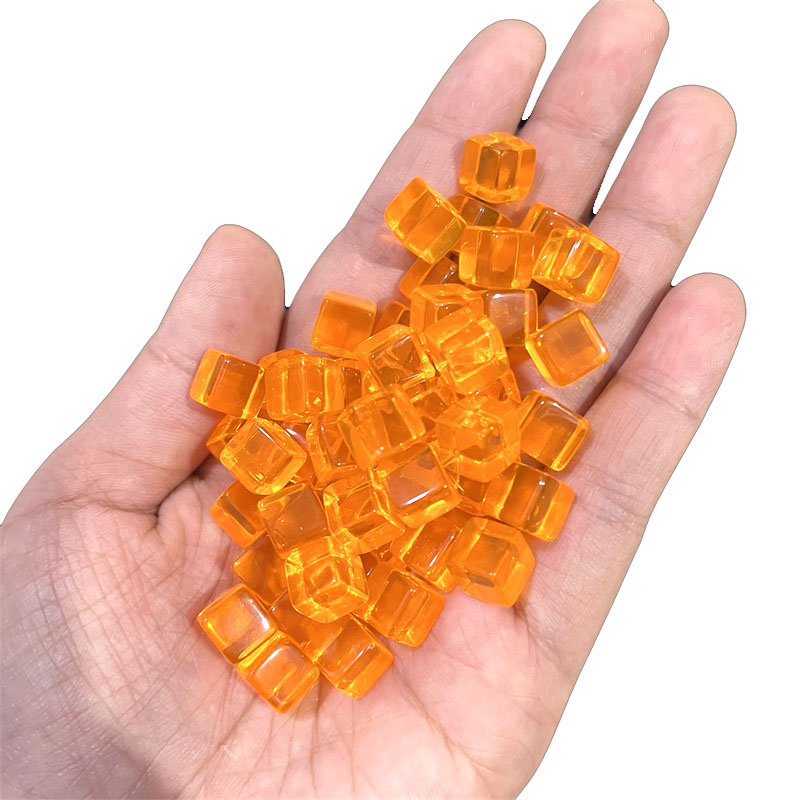 100pcs/set 8mm Clear Cube Dice - Board Game Hegemony review and price