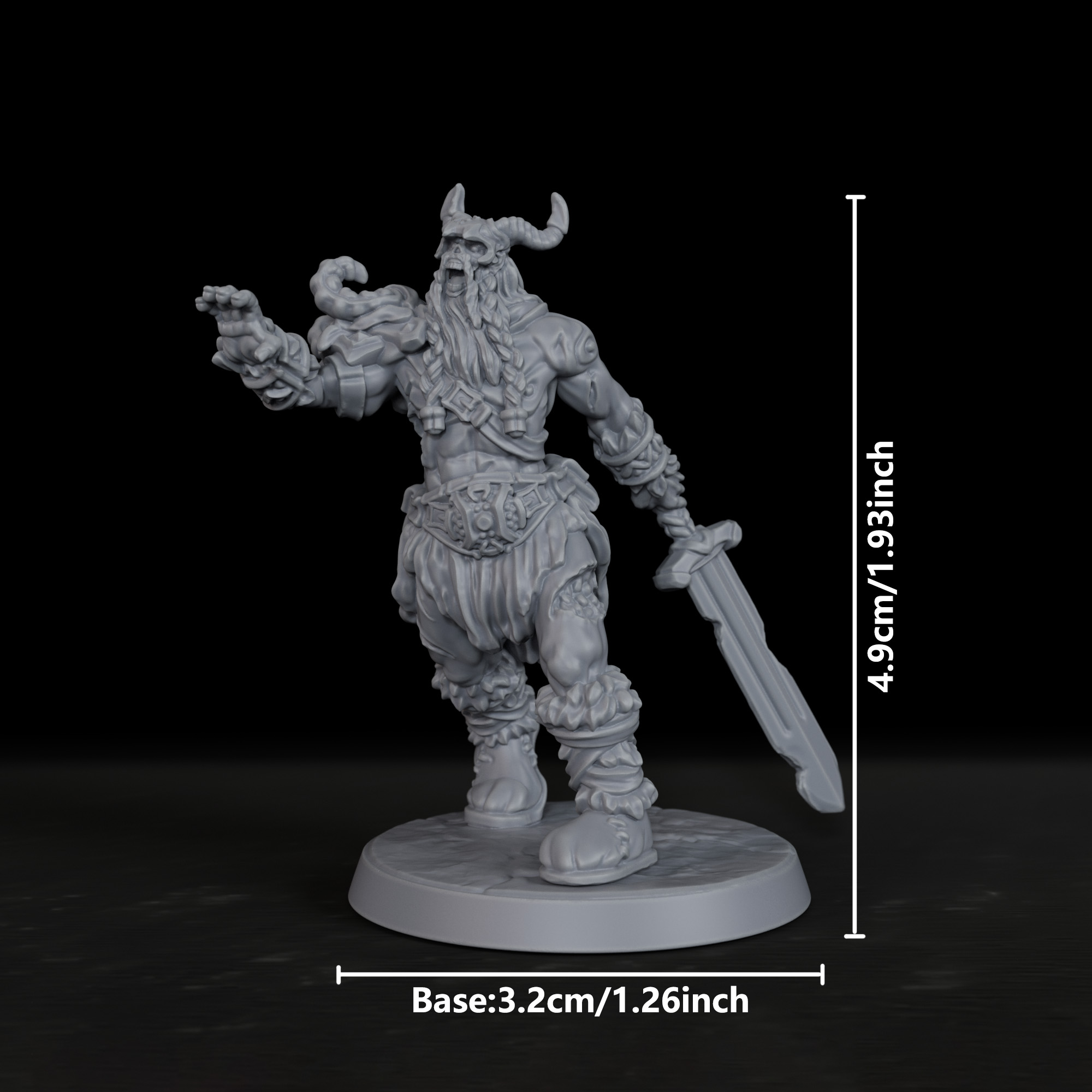 RPG Zombie Frost Giant Miniatu - Board Game Zombie review and price