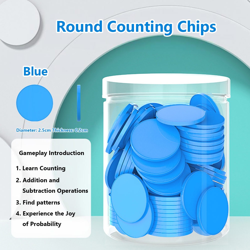 100pcs Plastic Counting Chips  - Board Game Hegemony review and price