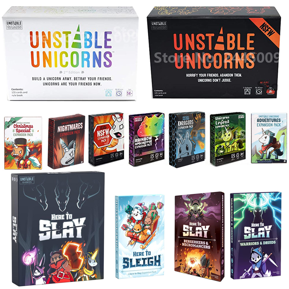 Unicorns card game Christmas S - Board Game Zombie review and price