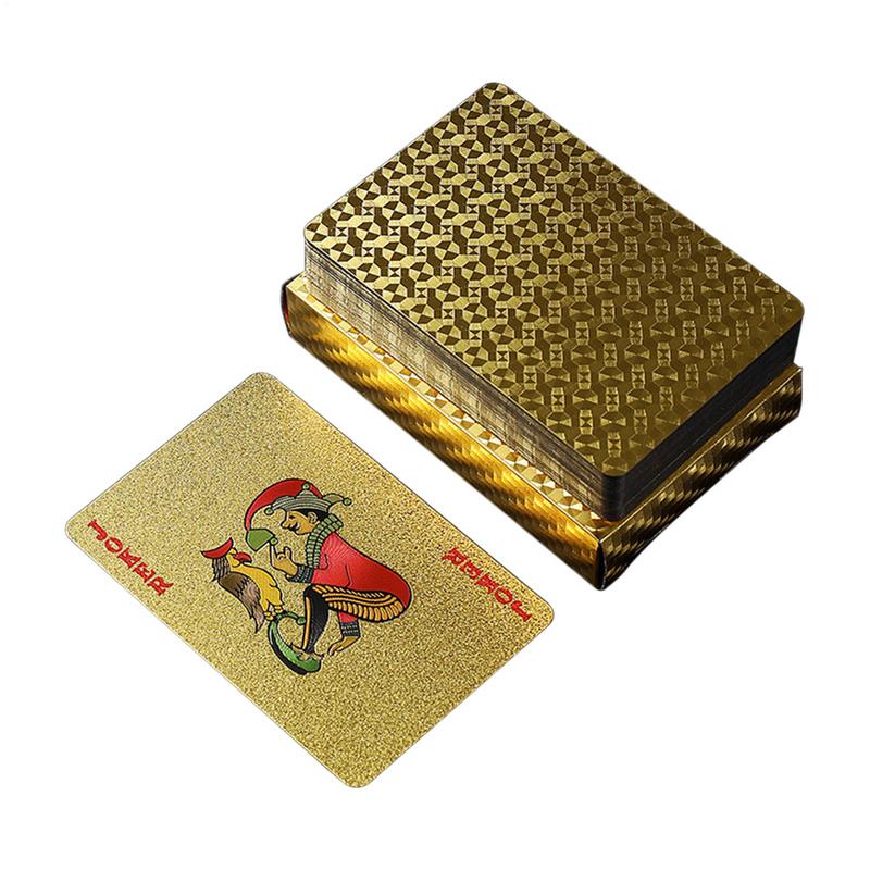 Gold Foil Poker Cards Luxury G - Board Game Festival review and price
