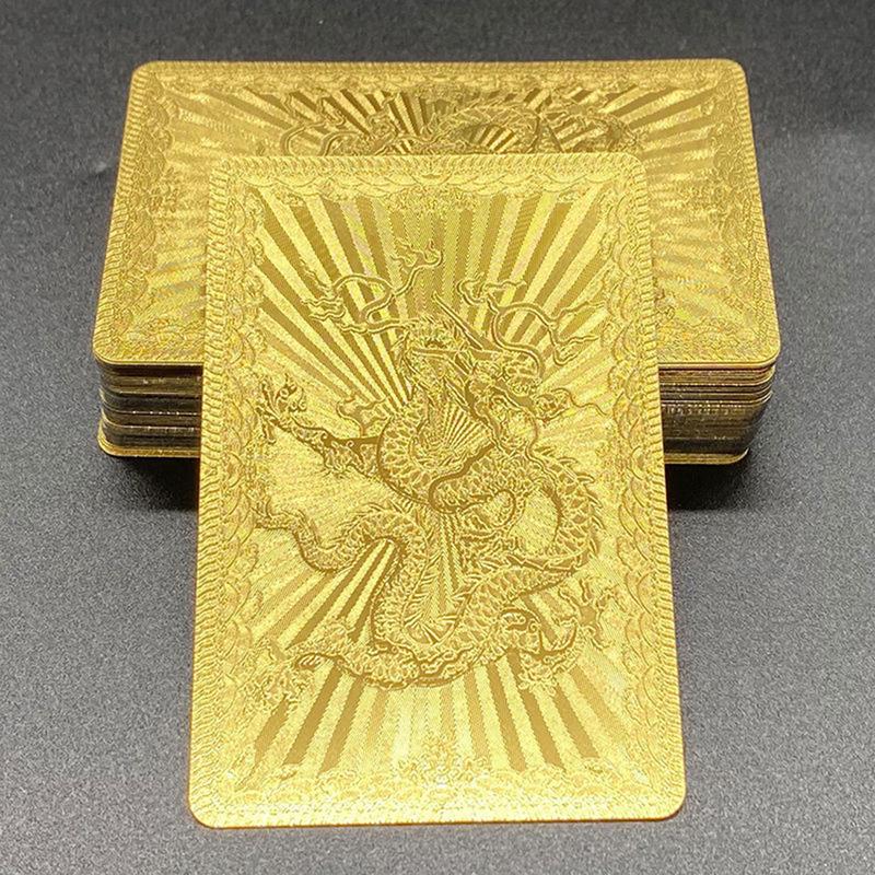 Gold Foil Poker Cards Luxury G - Board Game Festival review and price