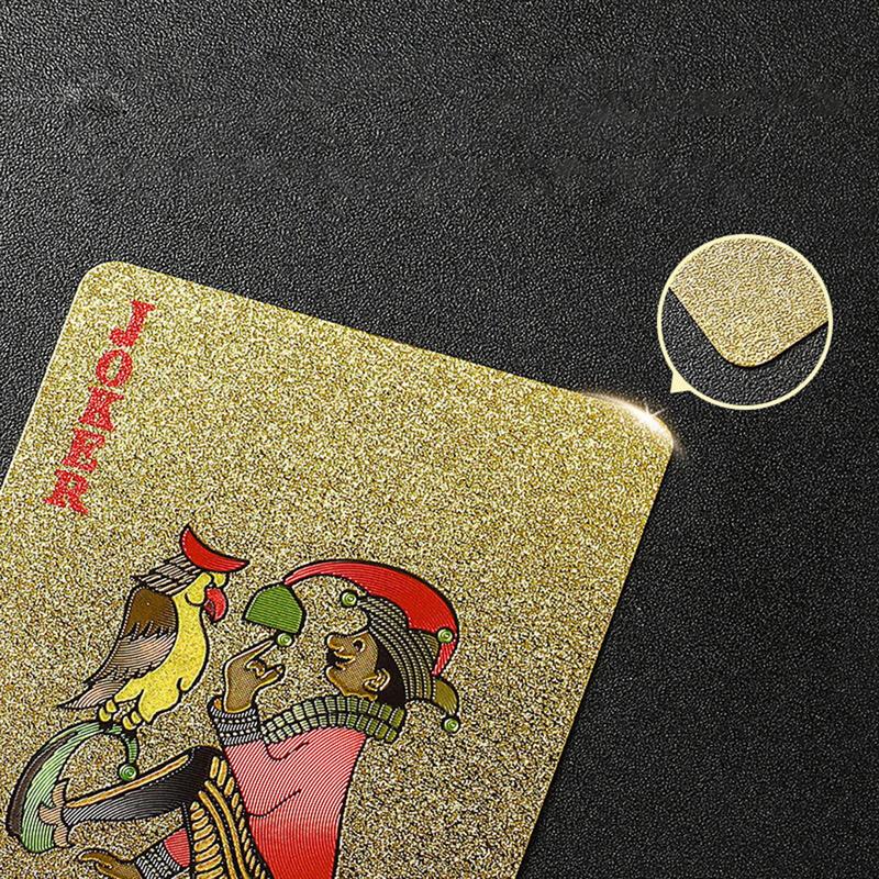 Gold Foil Poker Cards Luxury G - Board Game Festival review and price