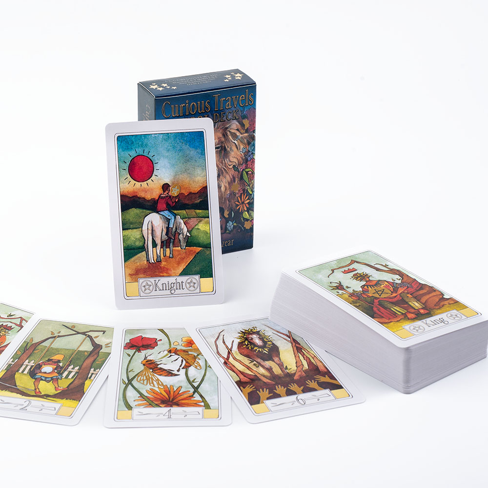Curious Travels Tarot 10.3*6cm - Board Game Illustrator review and price
