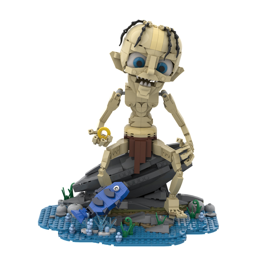 560PCS MOC Gollum Doll Model B - Board Game Jumanji review and price