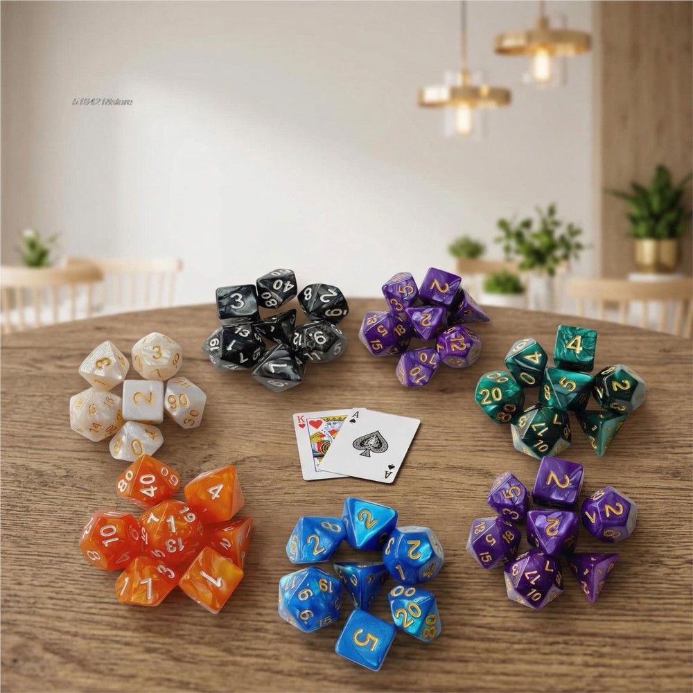 7pcs Set Dice Board Games Roll - Board Game Hegemony review and price