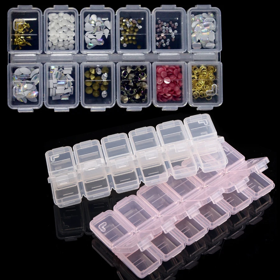 12 Compartments Plastic Rhines - Token Tray Organizer review and price