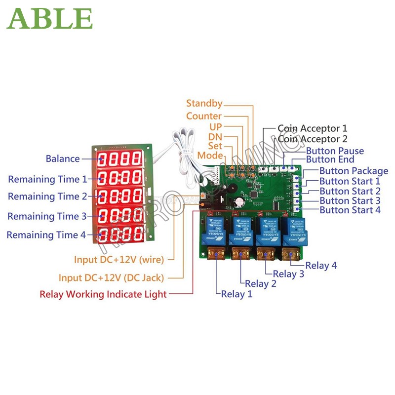 JY-215 Inbuilt Counter 4 Chann - Board Game Hegemony review and price